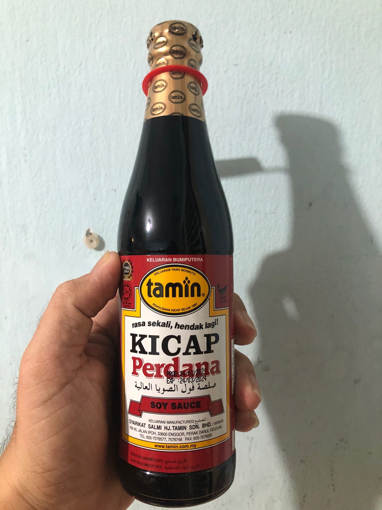 Hắc xì dầu Kicap Perdana chai 330ml
