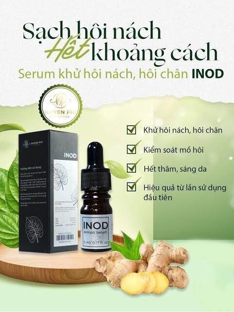 Serum hôi nách INOD Huyền Phi khử mùi hôi nách hôi chân