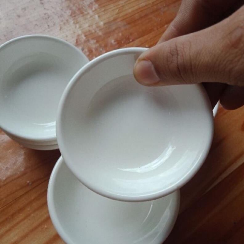 Set 10 cái chén sứ đựng nước chấm