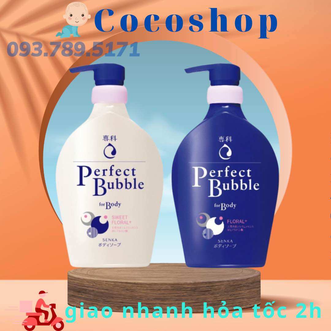 Sữa Tắm dưỡng ẩm Senka Perfect Bubble 500ml