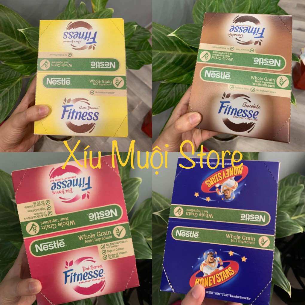 Hộp 16 Thanh Ngũ Cốc Ăn Kiêng/ Ăn Sáng NESTLE FITNESSE Đủ Vị