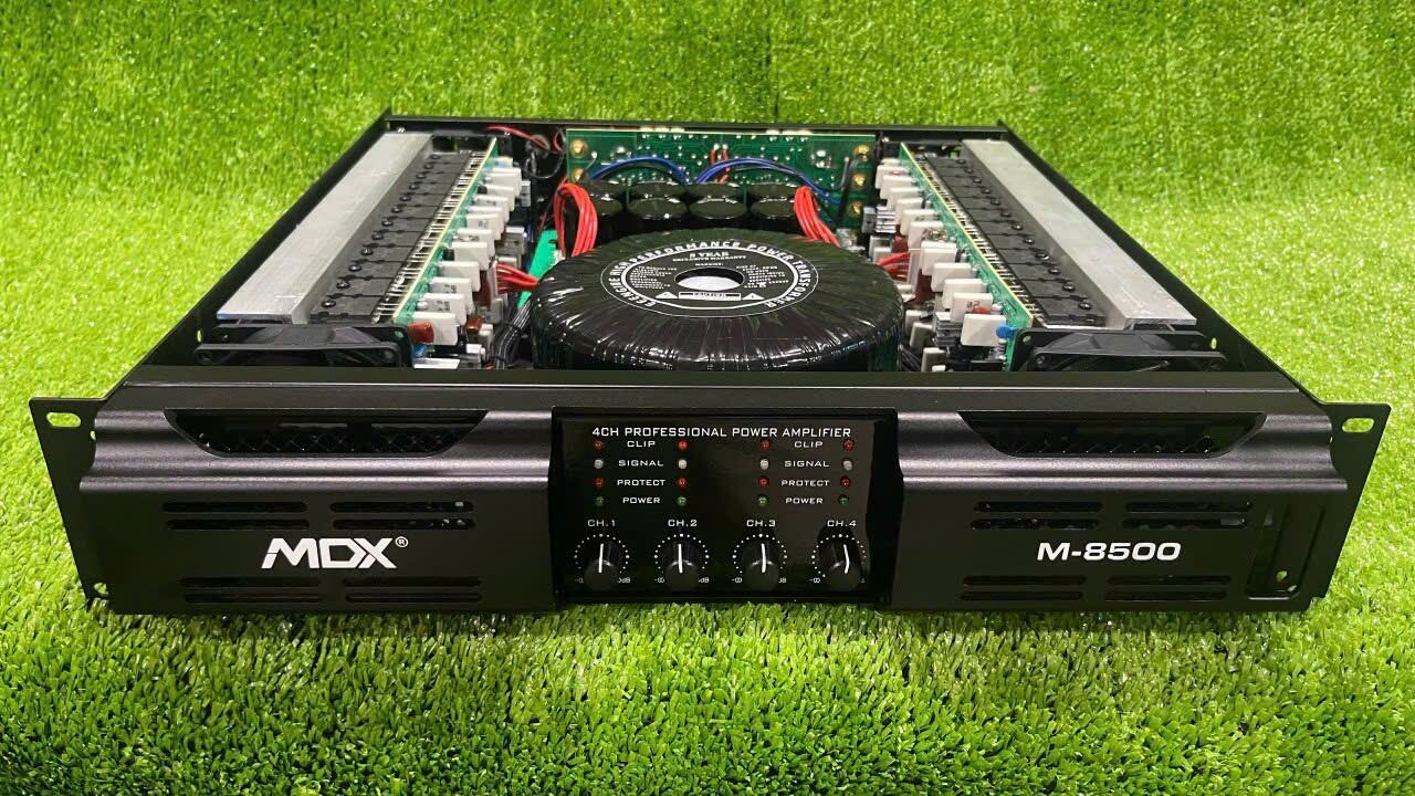 Đẩy công suất 4 kênh 48 sò M-8500 chính hãng MDX