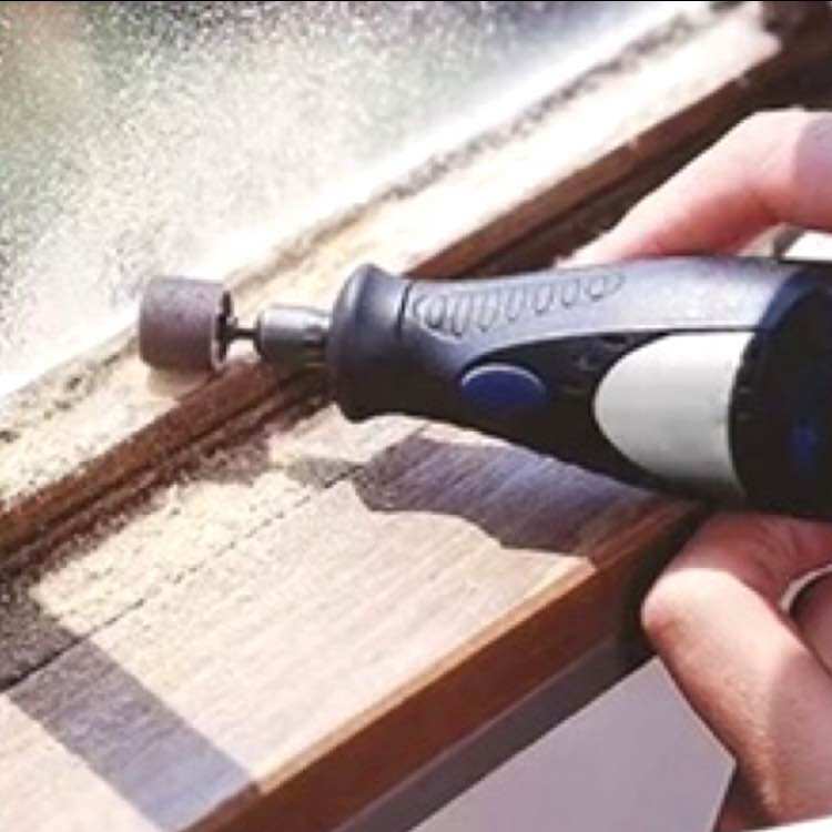 Đầu chà nhám gắn trục 6.35mm grit 240