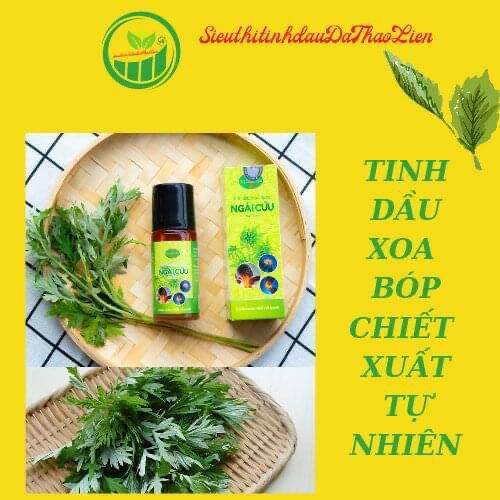 tinh dầu xoa bóp ngải cứu dạ thảo liên(mua 2 tặng 1 con lăn)