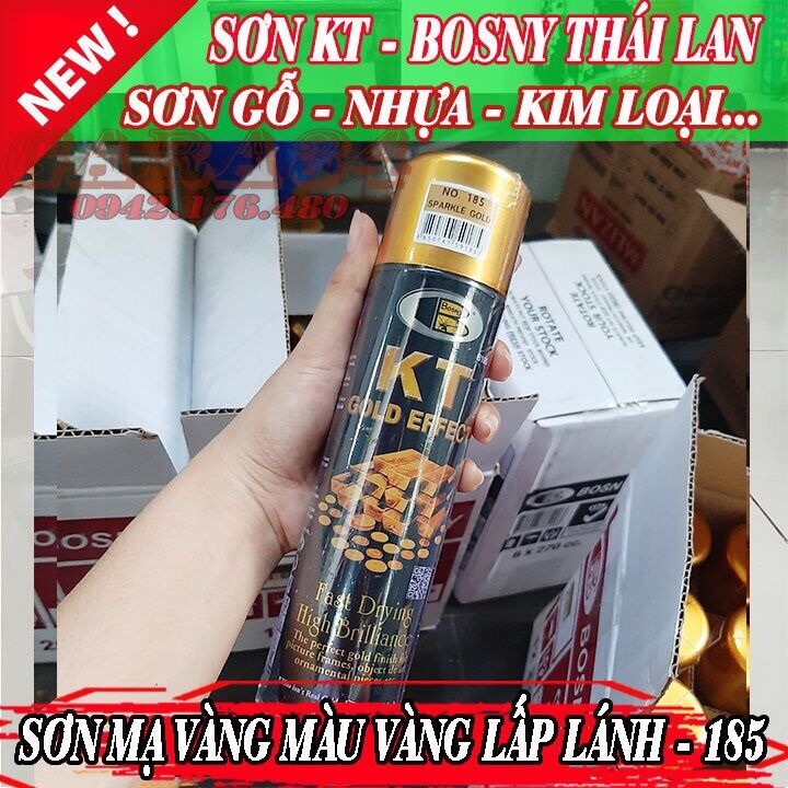 CHAI SƠN XỊT MẠ VÀNG 24K BOSNY THÁI LAN