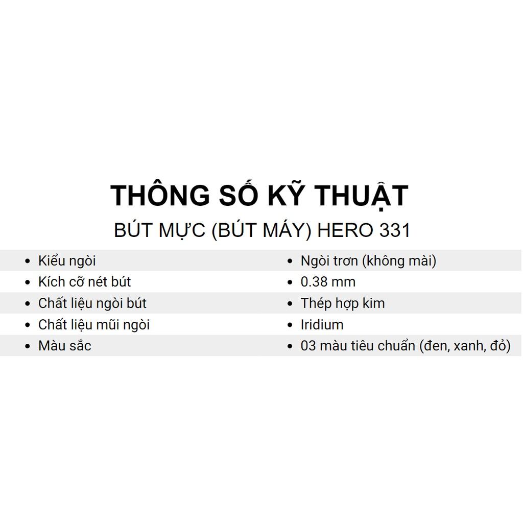 Sét 6 cây bút hero 331( loại có hộp giấy)