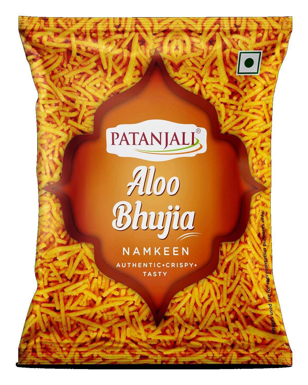 Aloo Bhujiya Patanjal Namkeen Brand 400 Gm Pack (Aloo Bhujiya Namkeen Patanjali 400 g Pack)