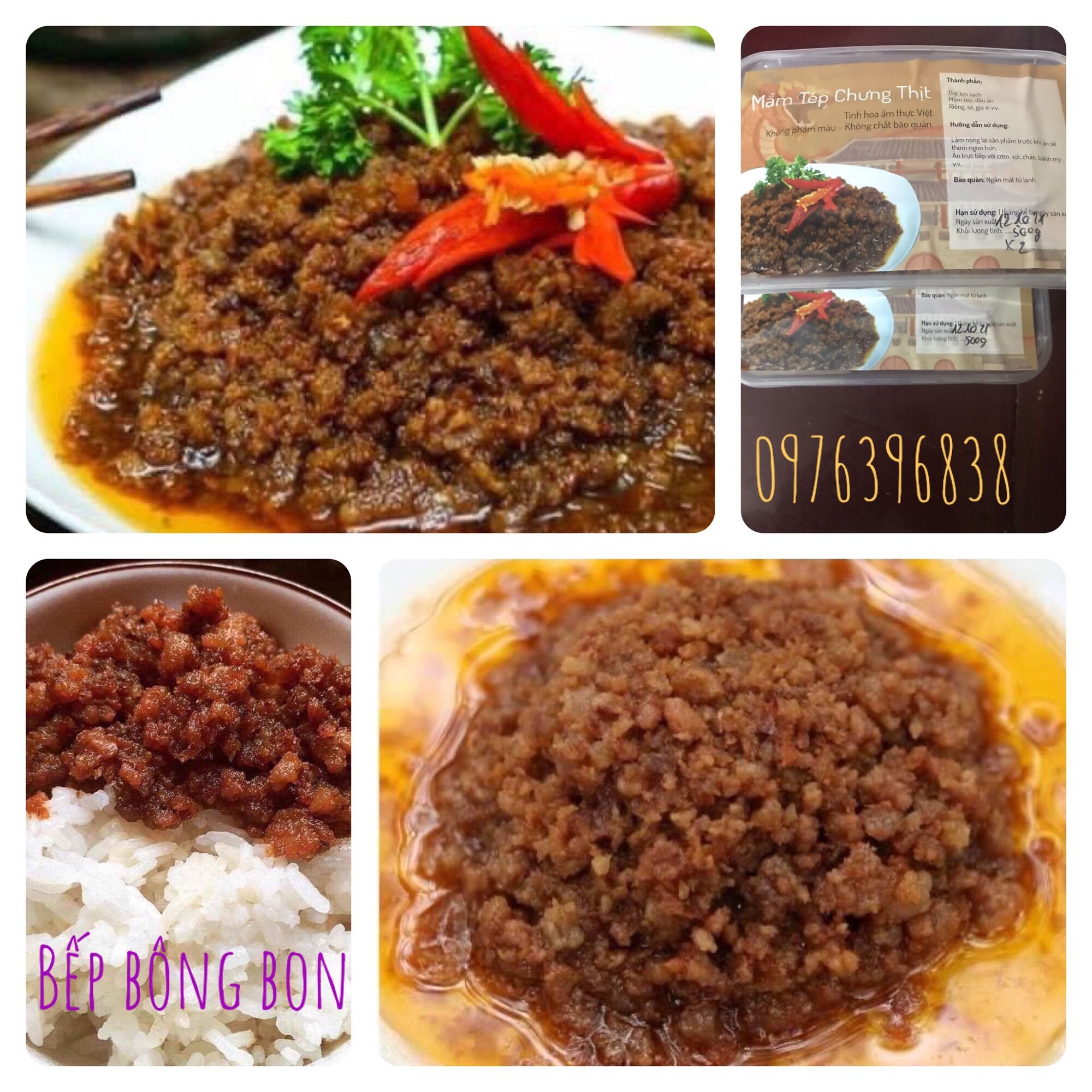 Thịt chưng mắm tép 1kg