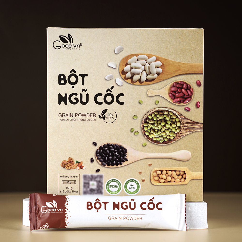 Bột ngũ cốc dinh dưỡng Goce - 150g (15 gói x 10g) ST