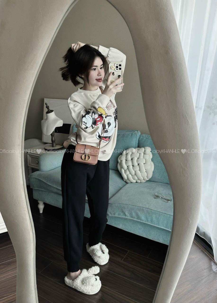 [Bigsize] SET BỘ NỈ Nữ , bộ đồ ngủ thu đông hàng QC dày dặn ấm áp