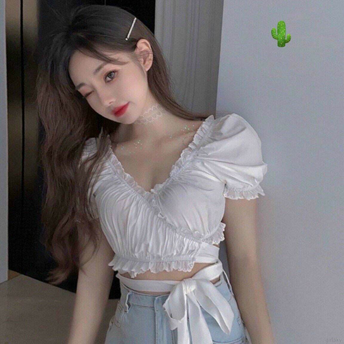 Áo kiểu nhúng chéo
