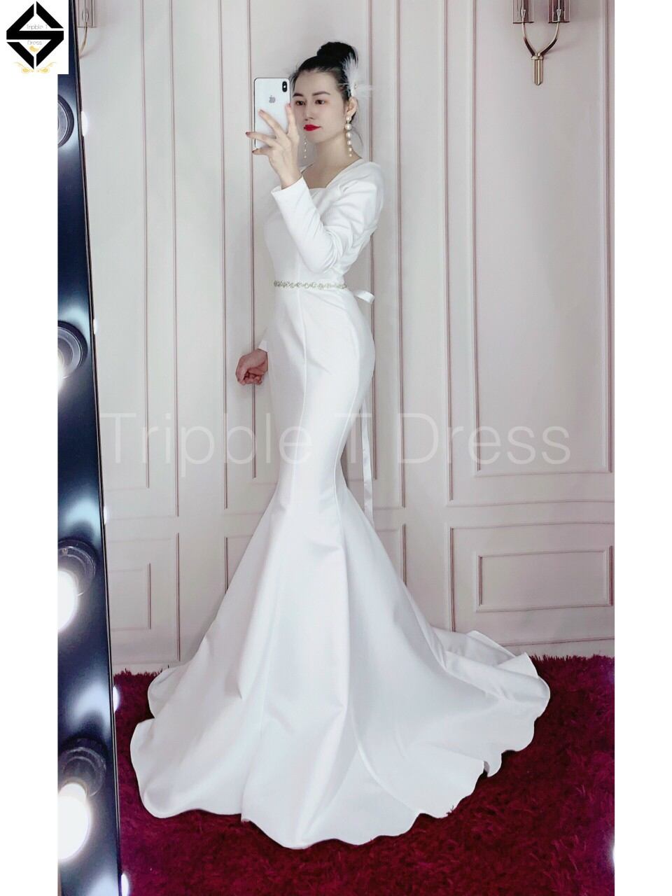 ĐẦM DỰ TIỆC BODY ĐUÔI CÁ HỞ LƯNG KÈM ẢNH THẬT