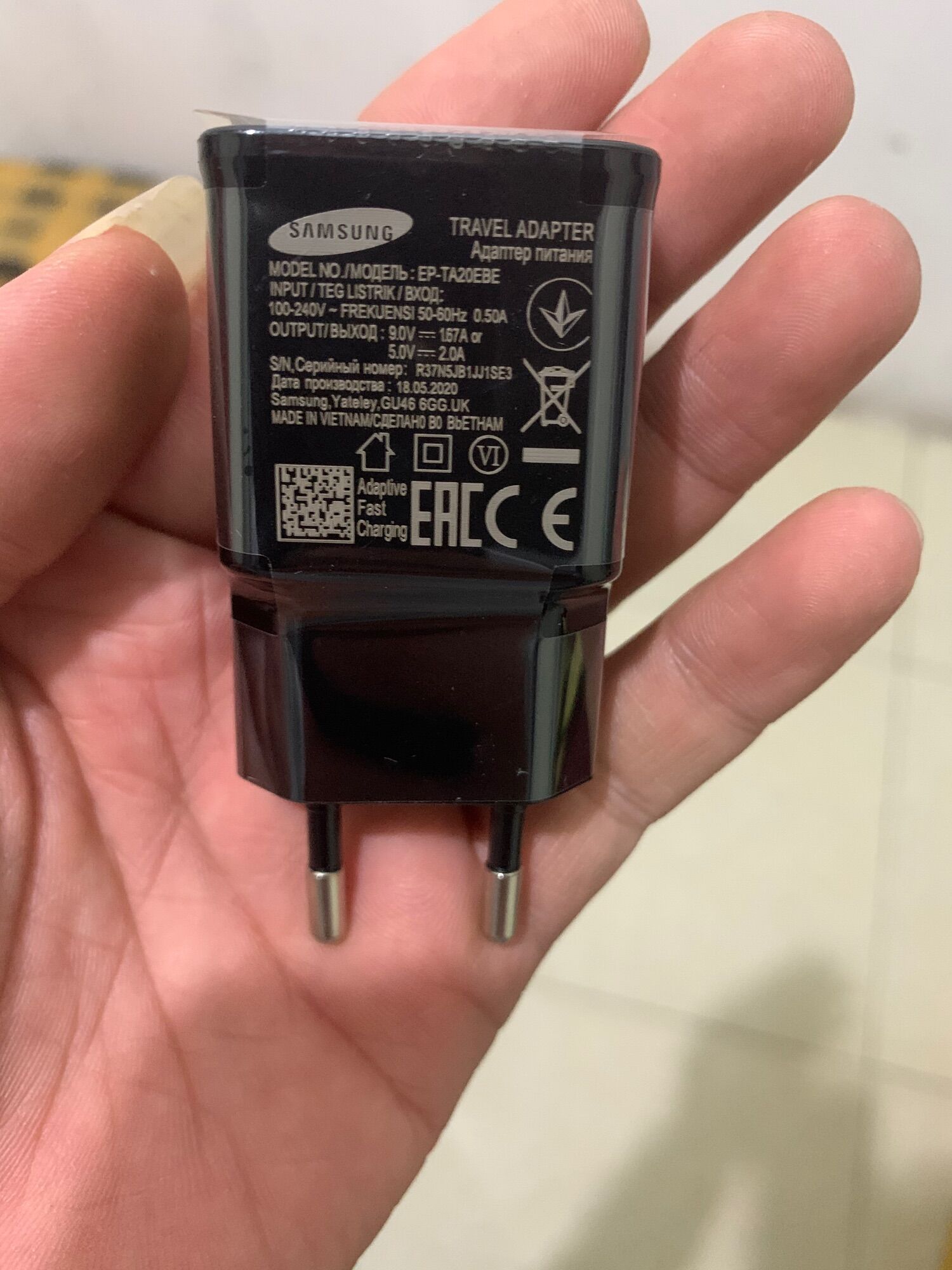Củ sạc nhanh s7eg s8 s8+ s9 s9+ note 8 note 9 note 10 s10 s10+...