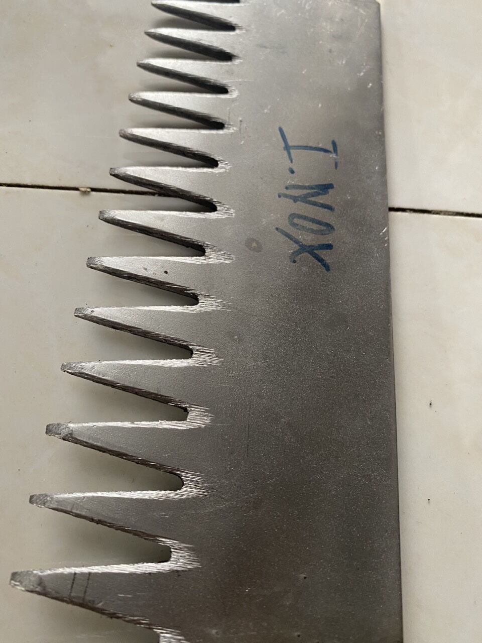 dao chặt nước đá inox