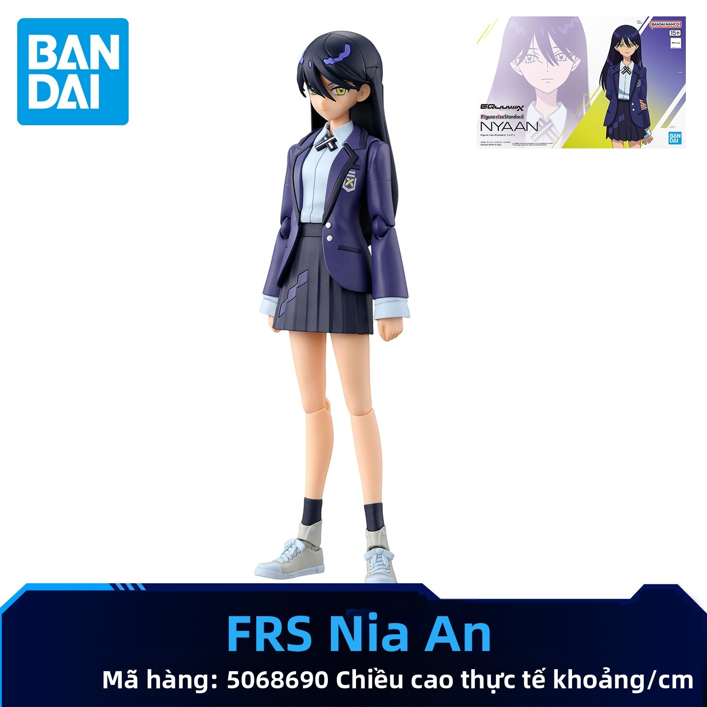 Bandai | Bộ Xây Dựng Gundam Quex Red Freeden Trang Sức Bằng Sứ Màu Trắng