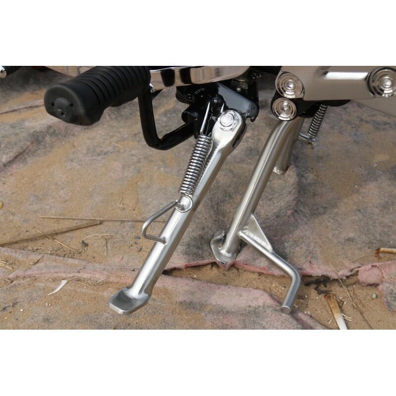 Chân chống nghiêng Inox kèm lò xo gắn các loại xe máy