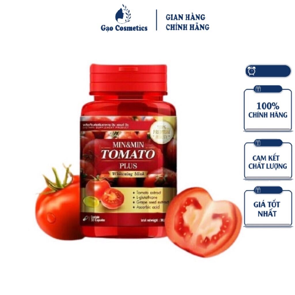 Viên Uống Trắng Da Cà Chua Tomato Thái Lan 30 Viên