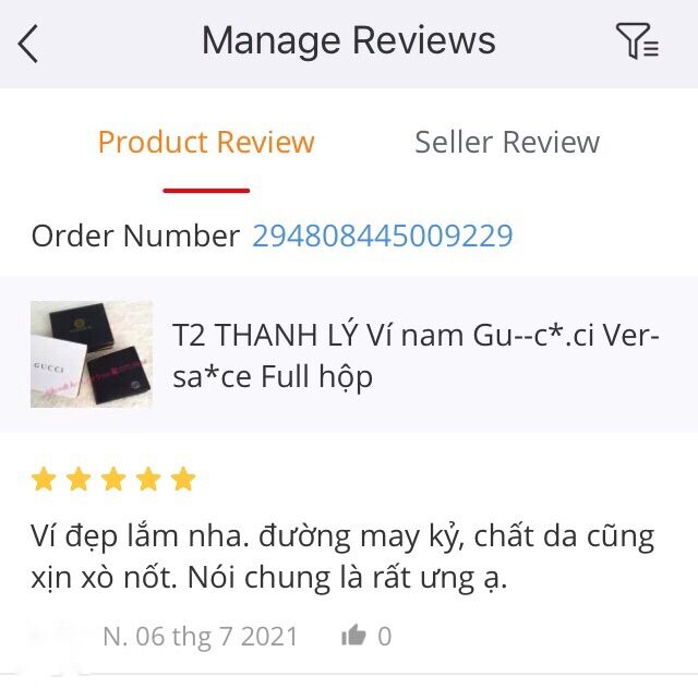 T2 THANH LÝ Ví nam Full box Gu & Ver