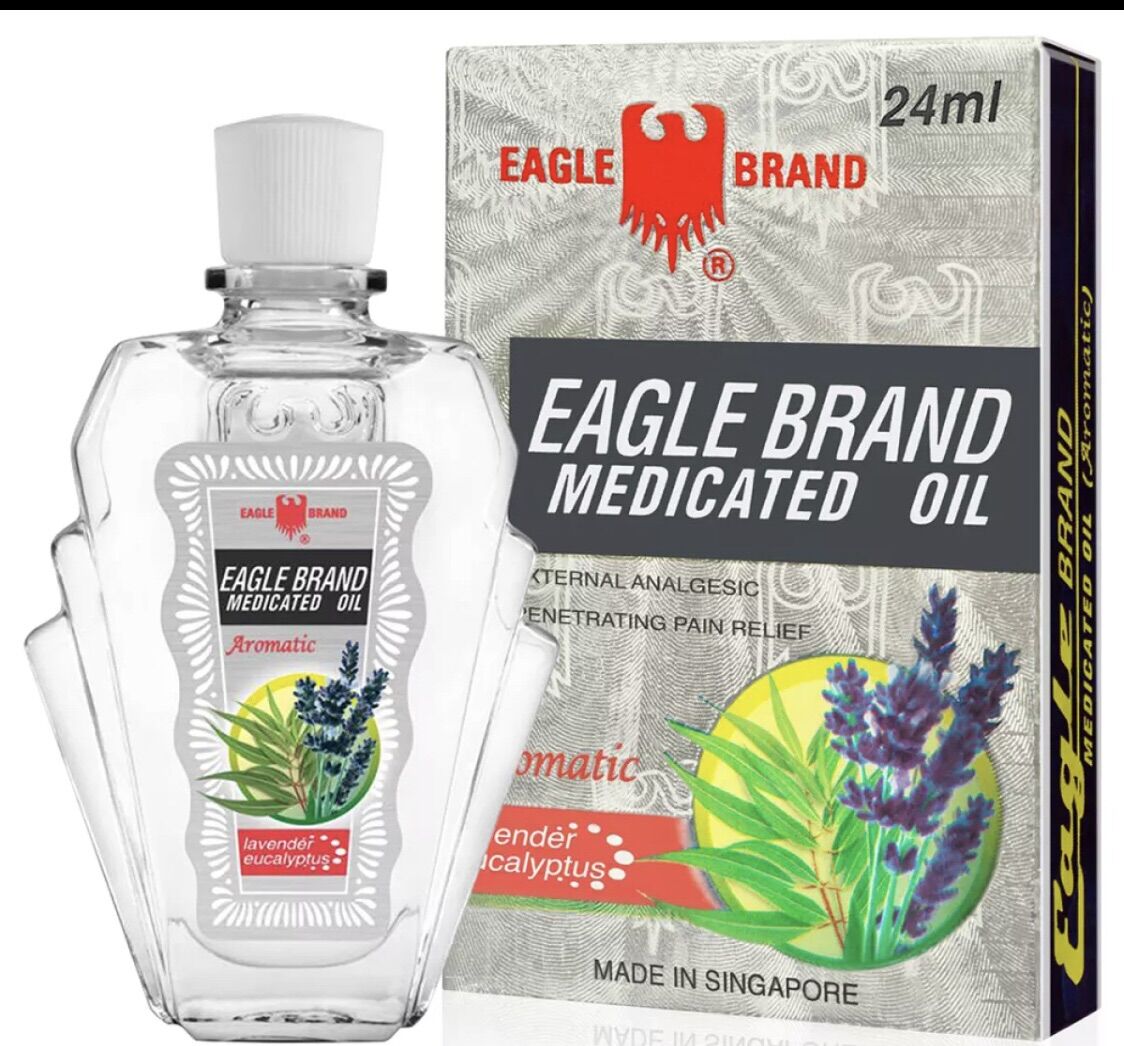 Dầu gió trắng Singapore con Ó Eagle Brand - 24ml