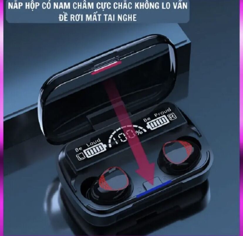 Tai nghe Bluetooth M10 Pro Tai nghe không dây M10 Pro phiên bản nâng cấp Pin trâu, chạm cảm ứng