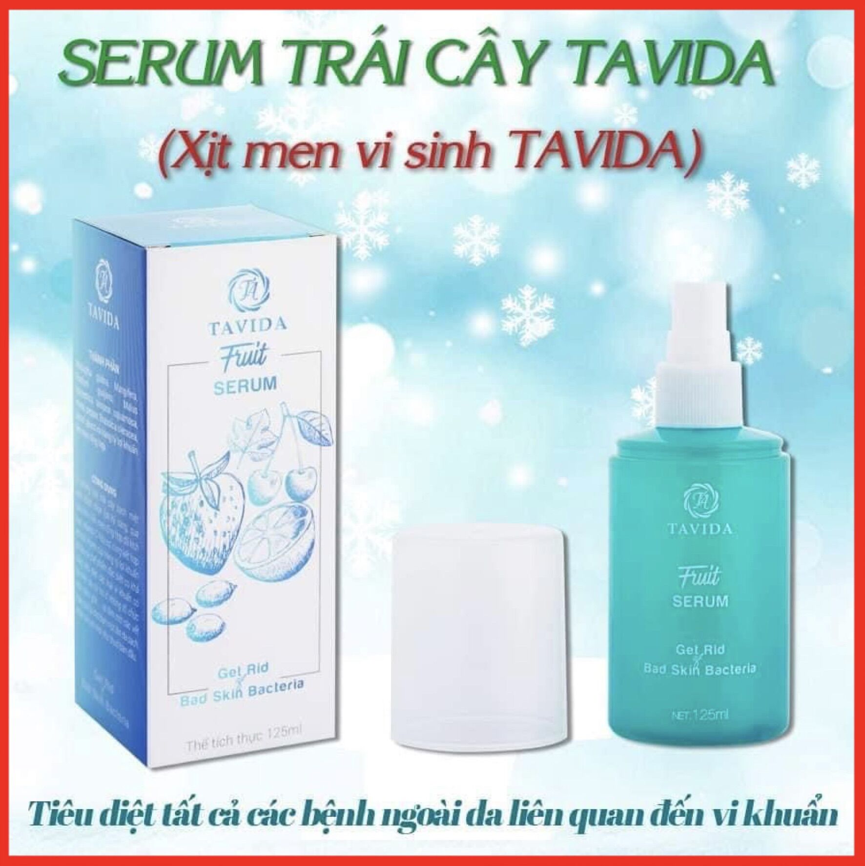 DỨT ĐIỂM MỤN LƯNG KHÔNG TÁI PHÁT VỚI SẢN PHẨM THIÊN NHIÊN MIEN VI SINH TAVIDA - SERUM TRÁI CÂY LÊN MEN THEO CÔNG NGHỆ NHẬT BẢN