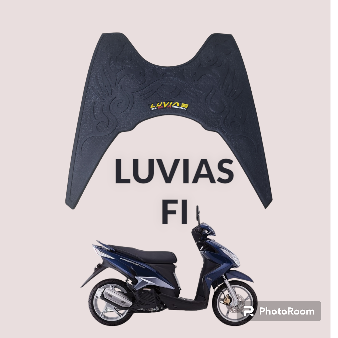 Thảm lót sàn xe luvias Fi,thảm lót sàn xe yamaha luvias Fi,gác chân trước xe luvias Fi