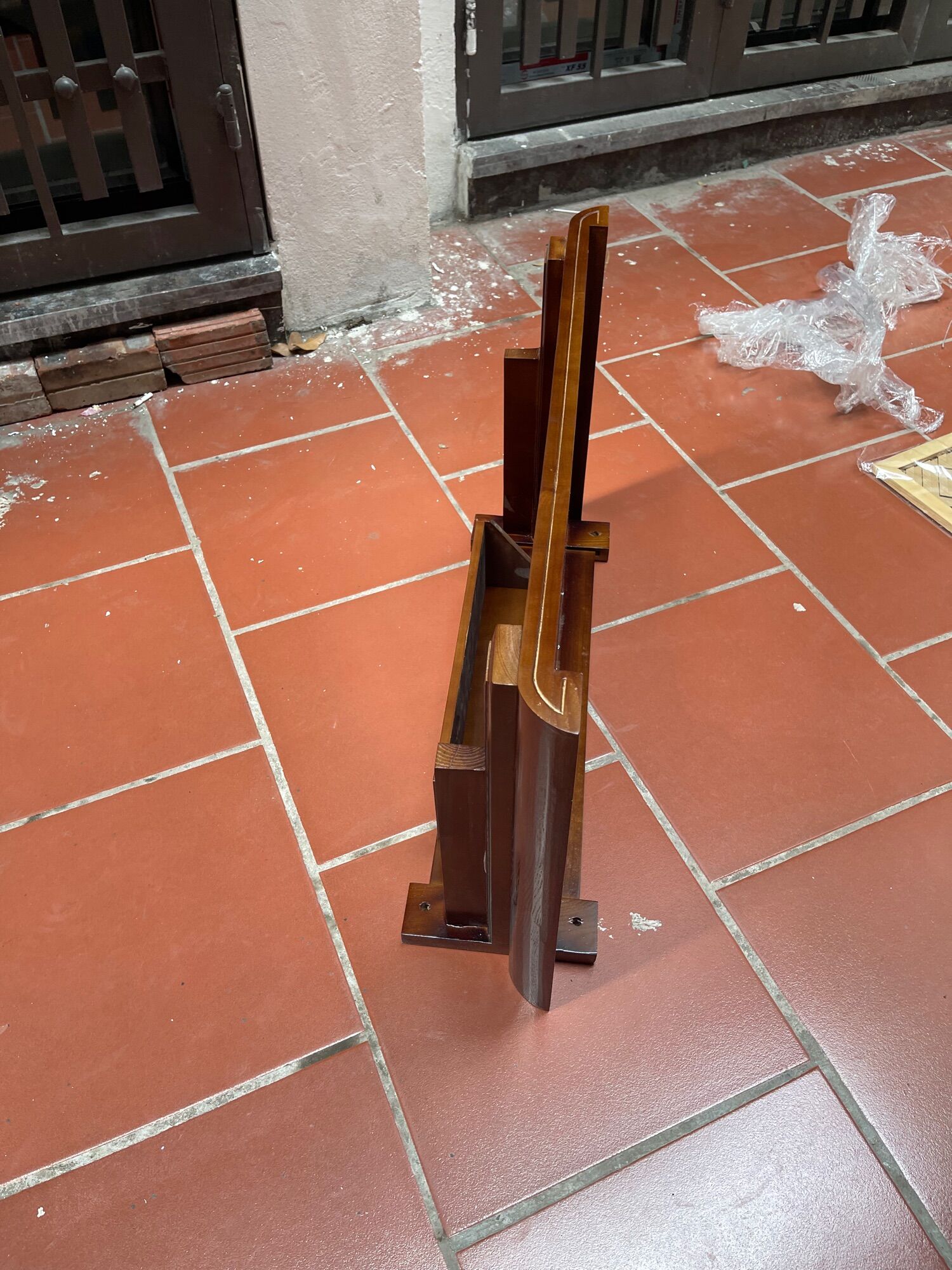 bàn thờ treo gỗ sồi kích thước 48x81