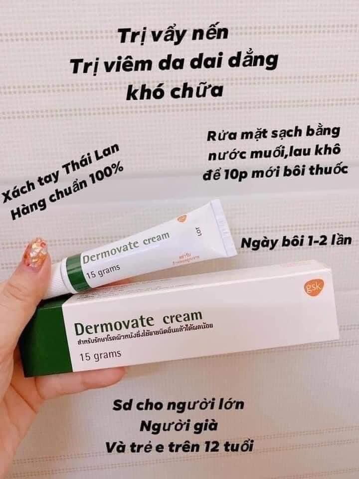 Tuýp kem vảy nến Đemovate Thái Lan