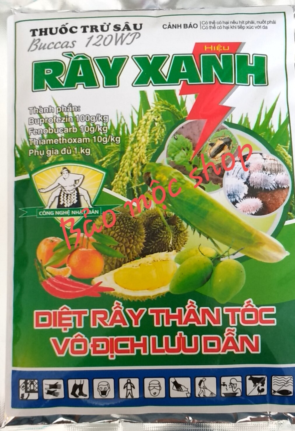 Rầy xanh, rệp sáp, rầy phấn trắng, không ảnh hưởng bông và trái non