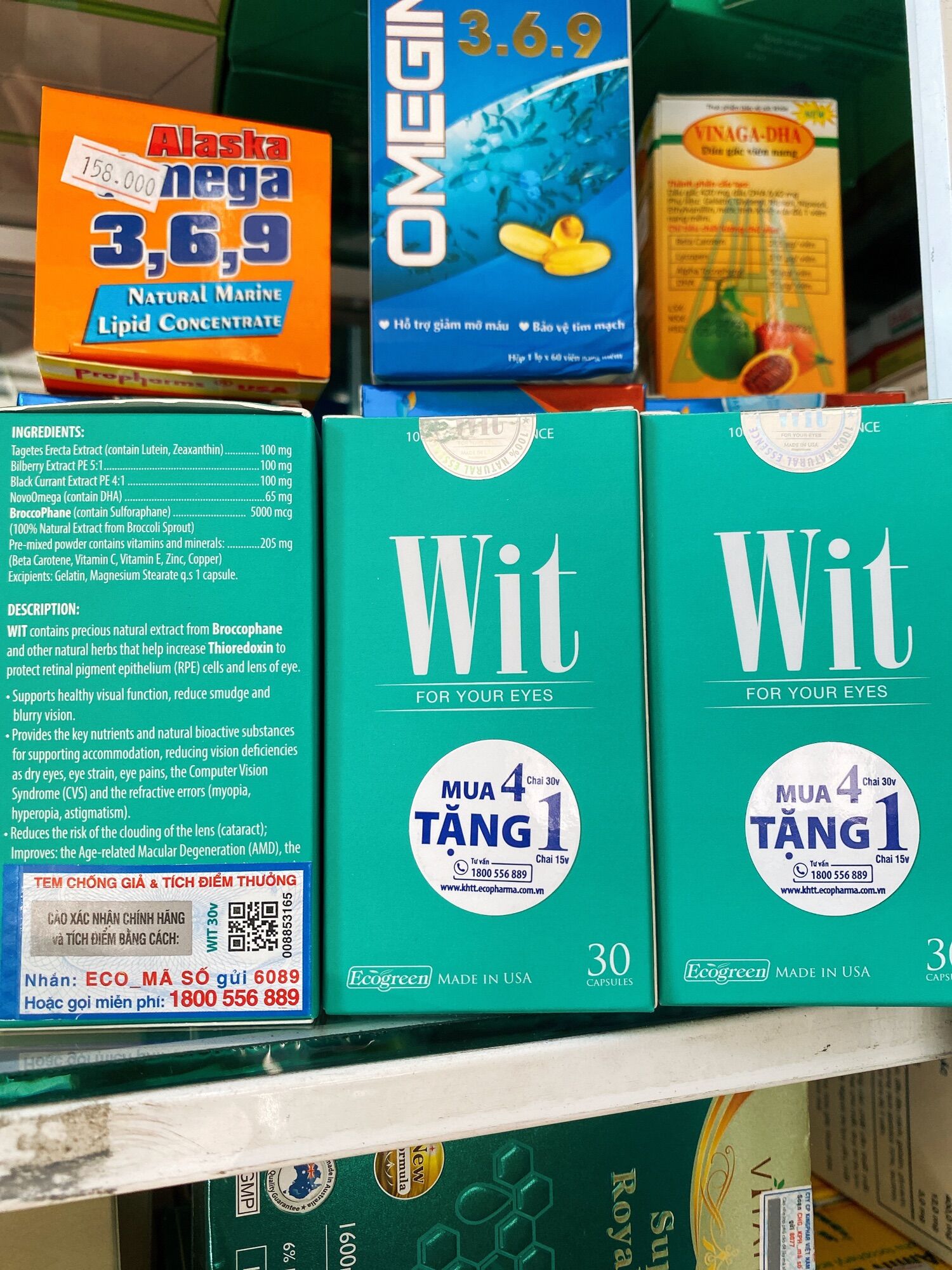 ✅ wit - bảo vệ mắt, tăng cường thị lực mua 4 tặng 1
