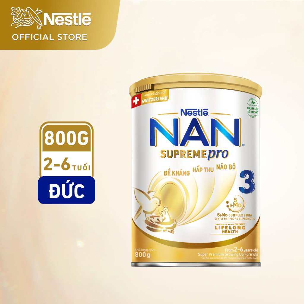 Sữa Bột Nestle Nan Supreme PRO 3 - Hộp 800g