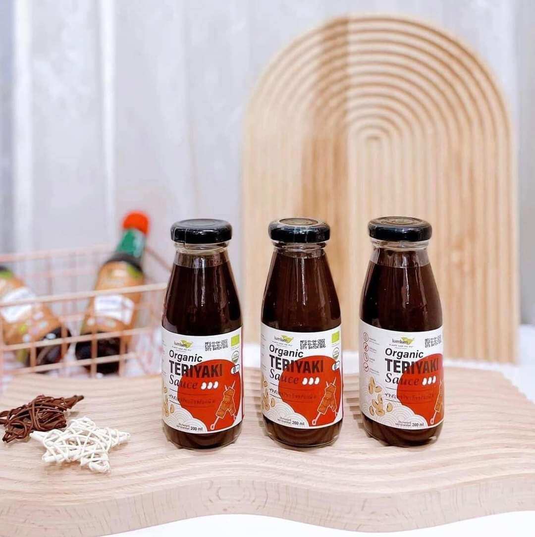 Sốt Teriyaki hữu cơ Thái Lan Lumlum/Fb fram 200ml