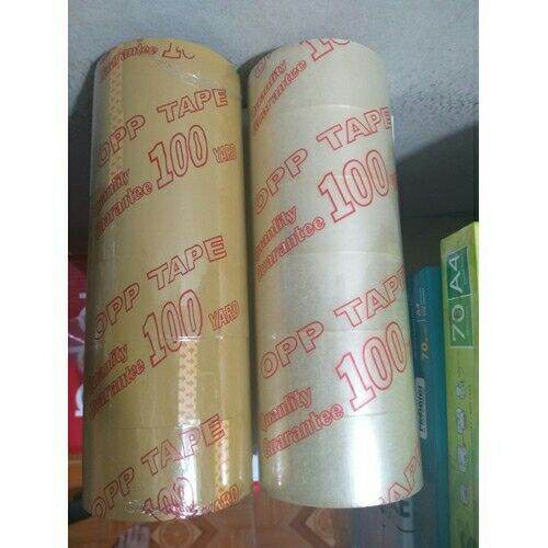 6 cuộn Băng keo trong/ đục 100yard