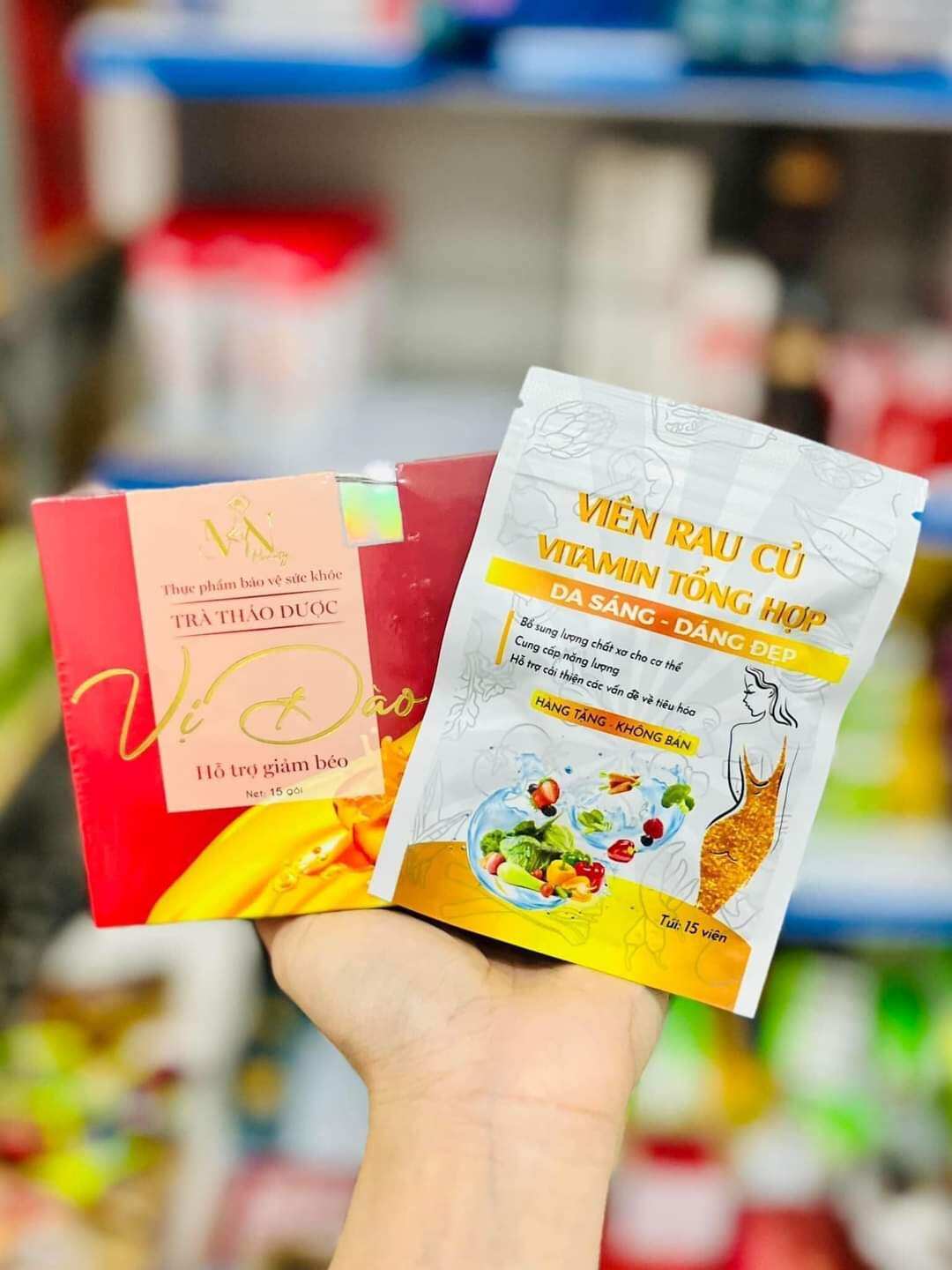 Trà giảm cân vị đào