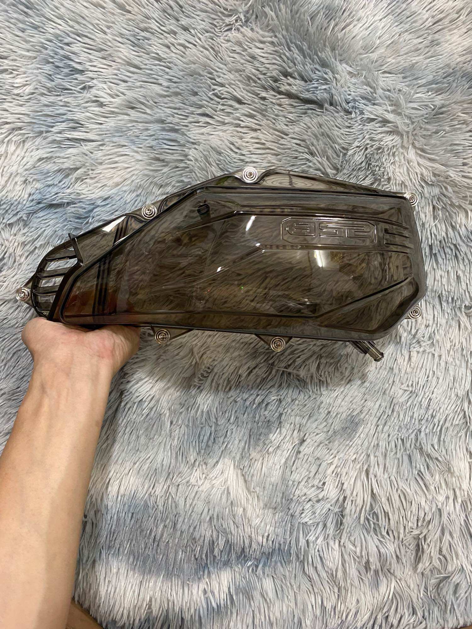 Ốp Pô E Dành Cho Vario/Click/Airblade Đen Khói
