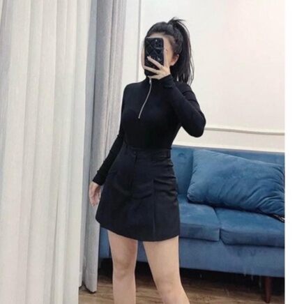 Quần Giả Váy Nữ Lưng Chun Chất Kaki Siêu Đẹp