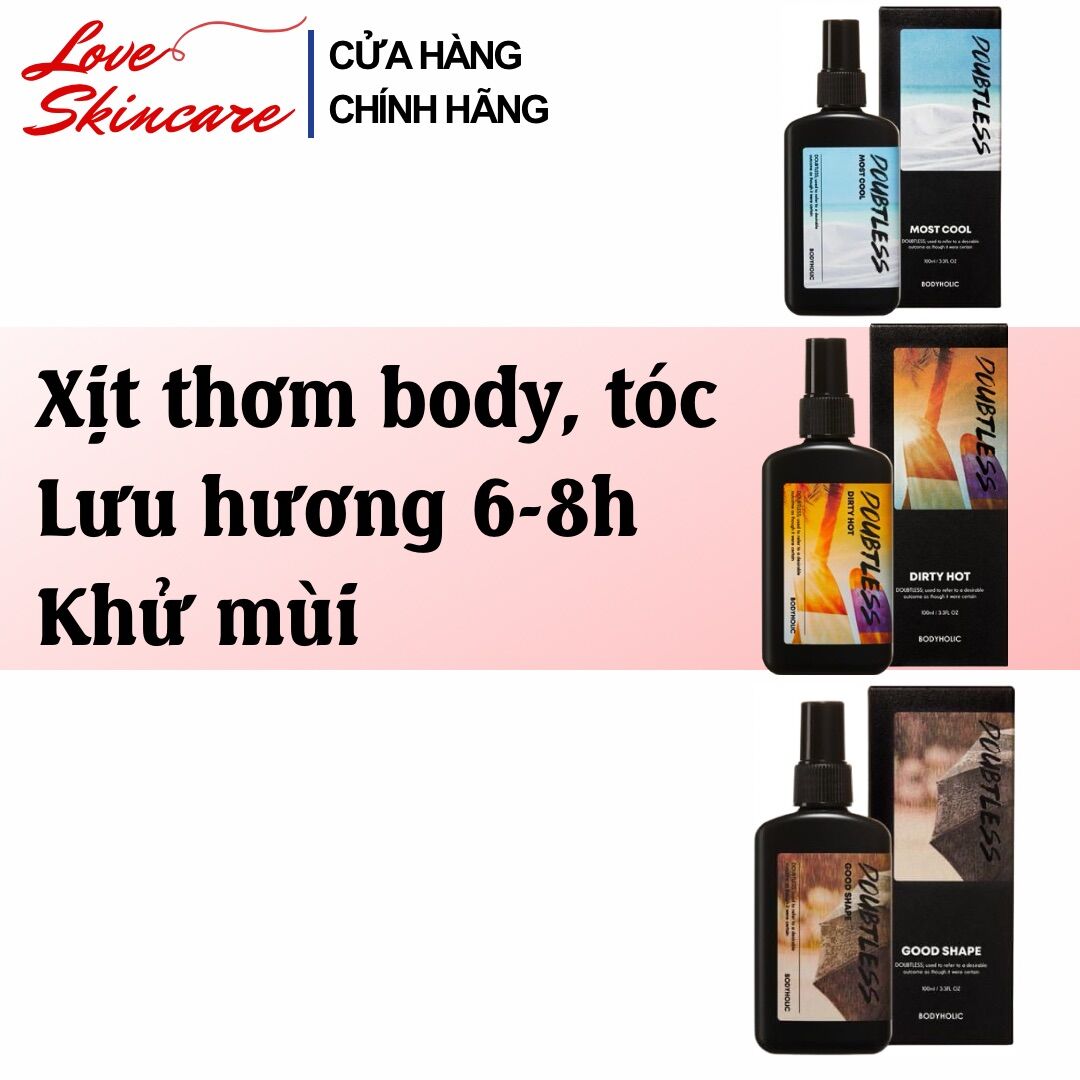 Xịt Thơm Toàn Thân Cho Nam Bodyholic Doubtless Hair & Body Mist 100ml
