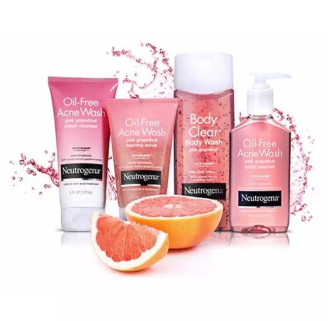 Sữa Rửa Mặt Có Hạt Neutrogena Pink Grapefruit Foaming Scrub