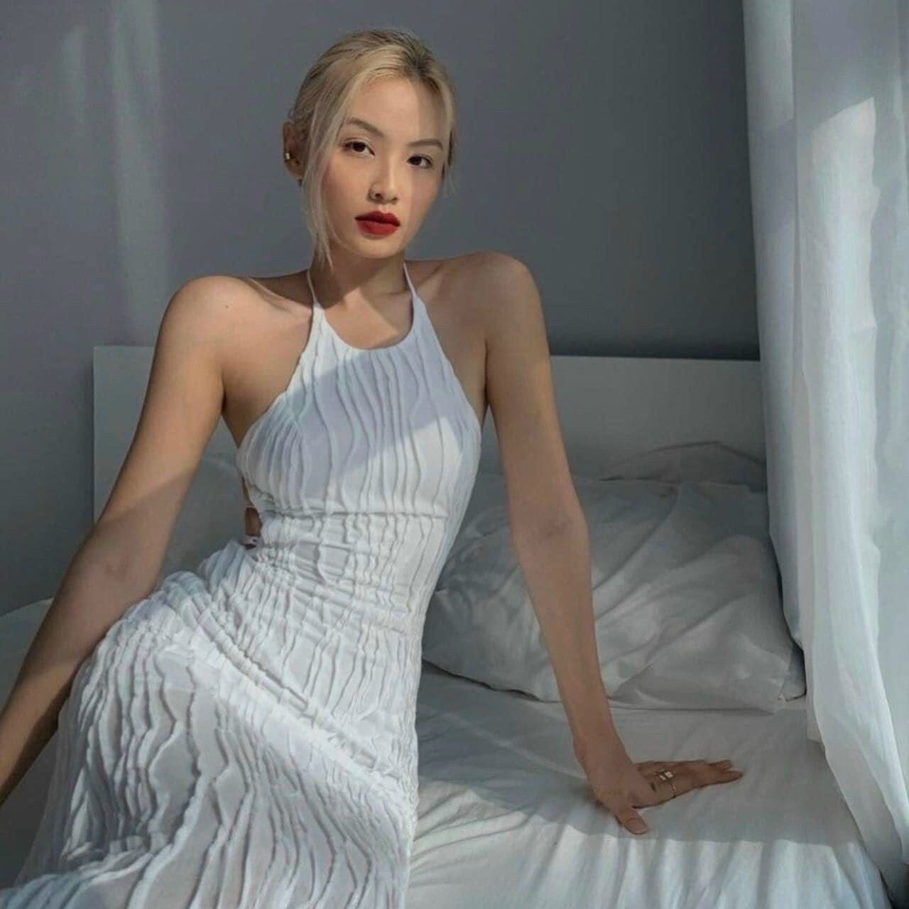 Đầm maxi đan dây quyến rũ,sang trọng