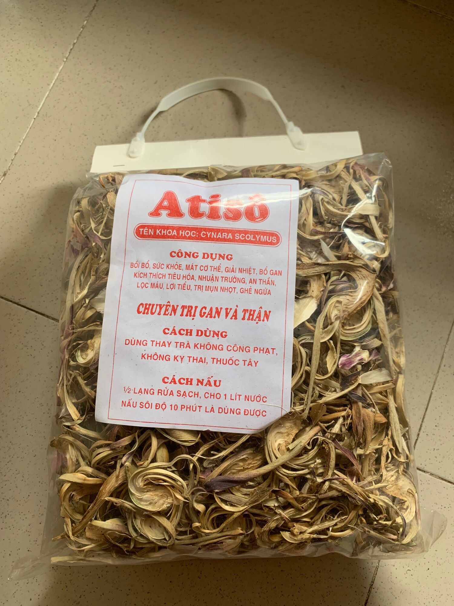 Bông Atisô Đà Lạt  khô loại 1