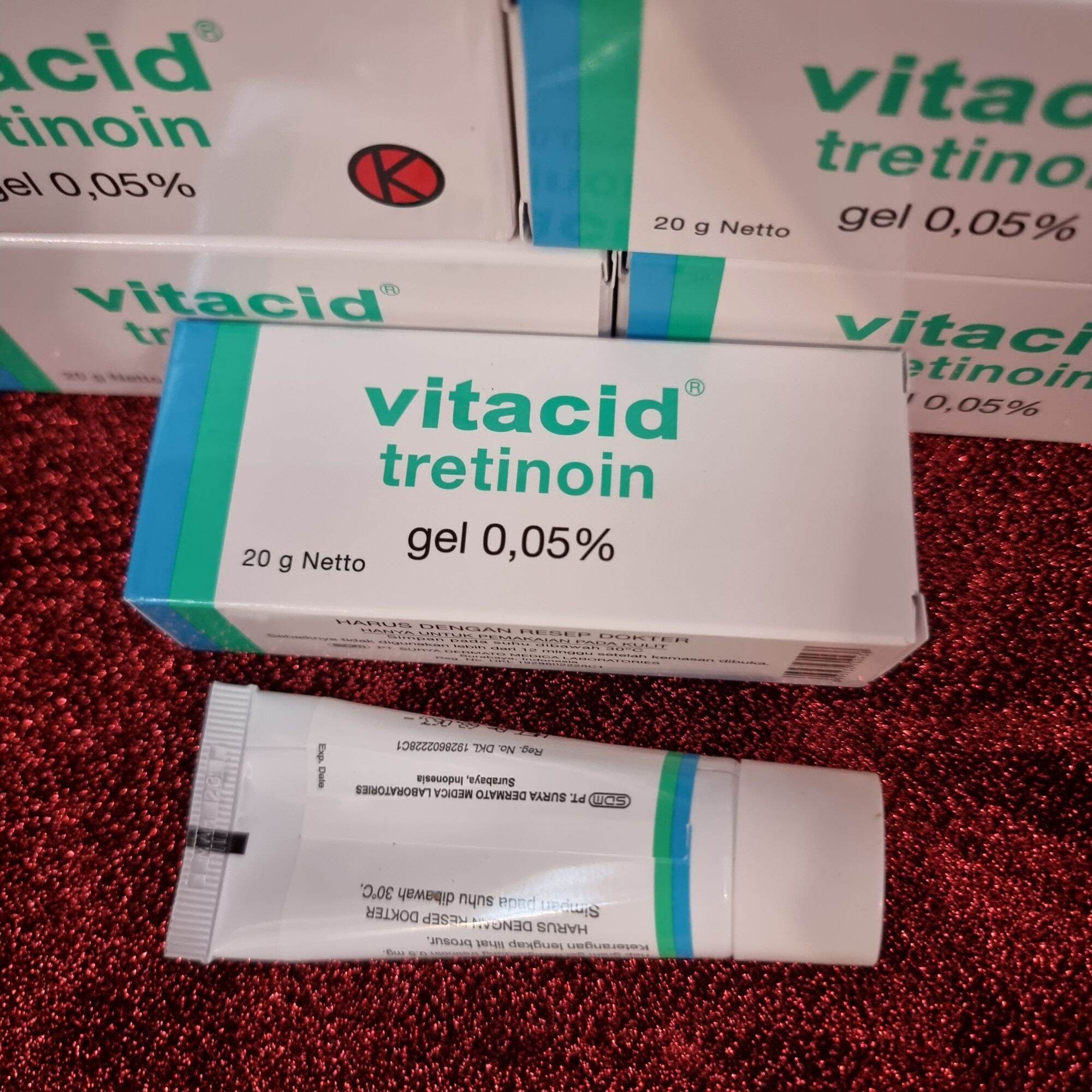 Tretinoin 0.05% - gel giảm mụn - gel chống lão hóa