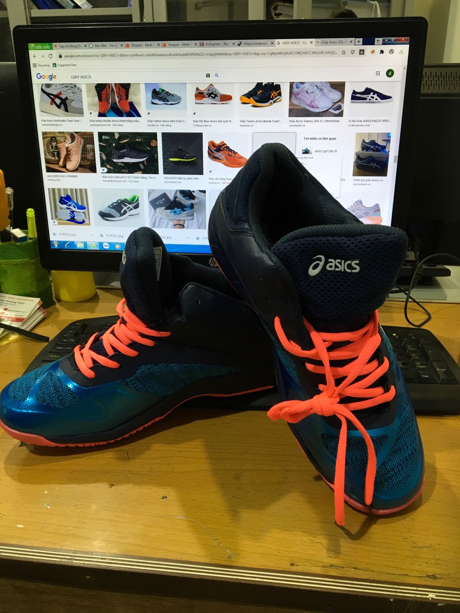 GIÀY BÓNG CHUYỀN ASICS SIZE 42