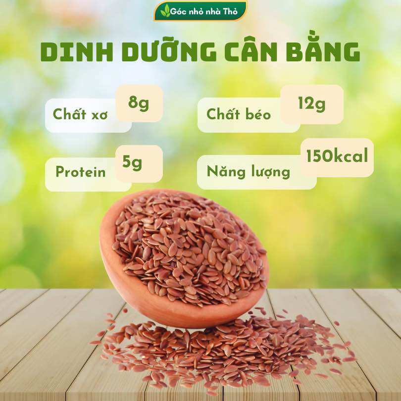Hạt Lanh Nâu Canada Hữu Cơ 500g