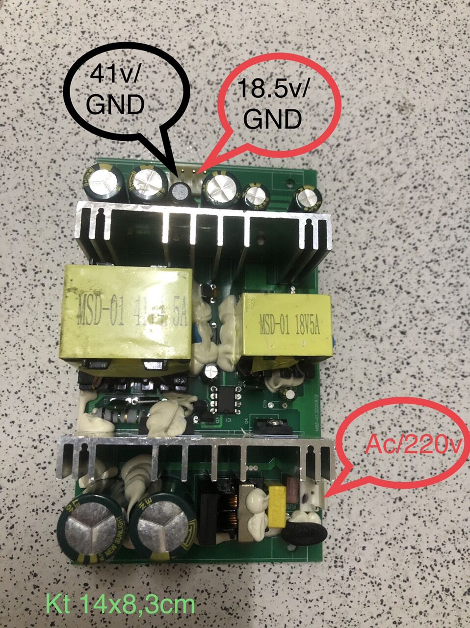 Nguồn cho loa kéo 18v - 41v