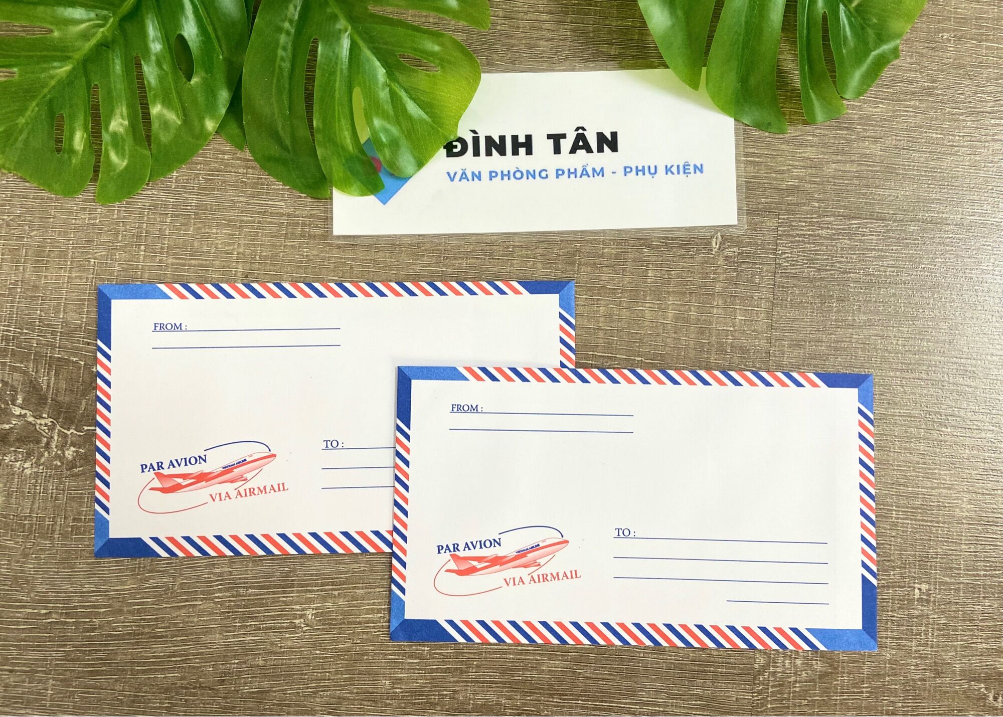 Set 10 Cái Bao Thư Sọc - Phong Bì Thư