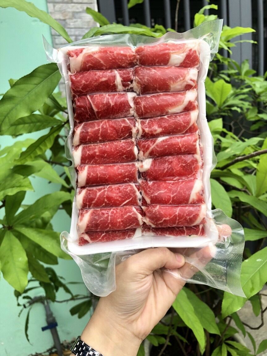 Ba chỉ bò mỹ cuộn Sịn 500gr (giao tphc)