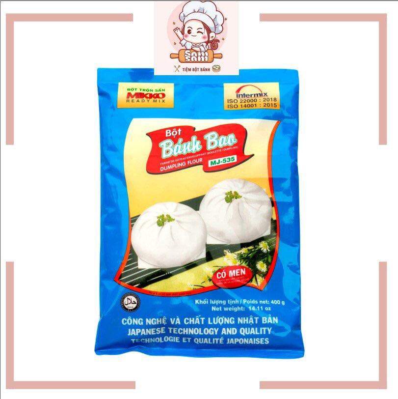 Bột bánh bao Mikko trộn sẵn (có sẵn gói men)