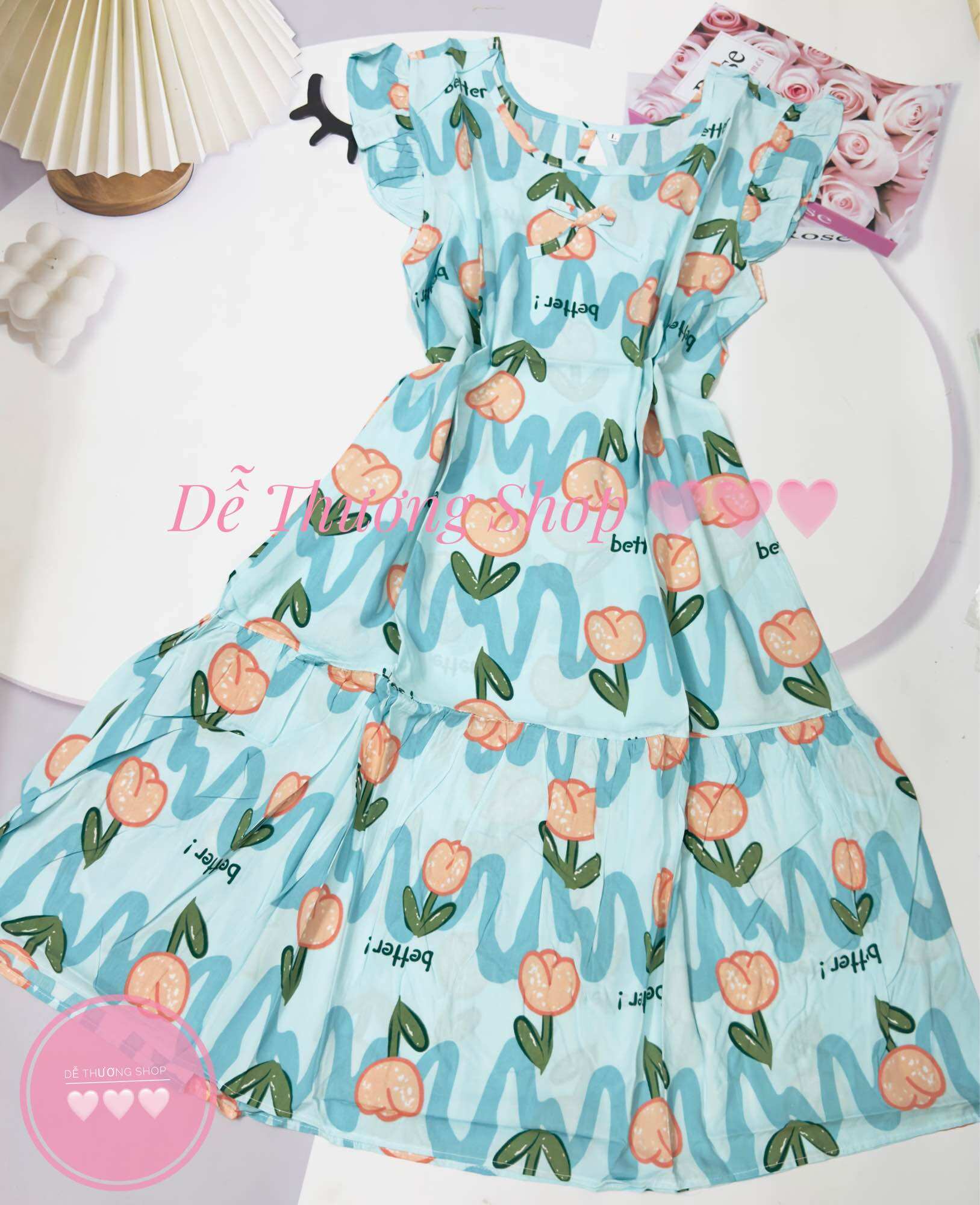 (45-60kg) Fairy Wing and Fish Tail Dress Size L