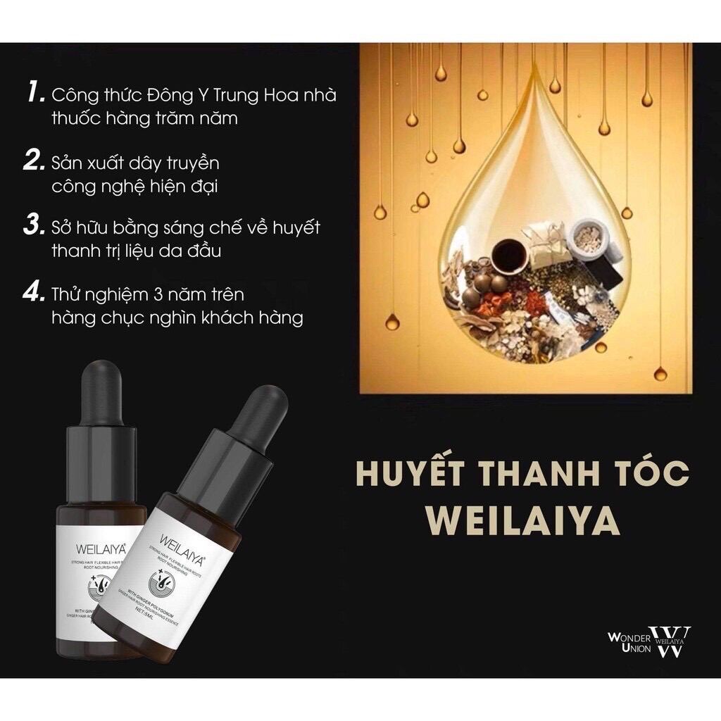Tinh chất serum kích thích mọc tóc nhanh Weilaiya