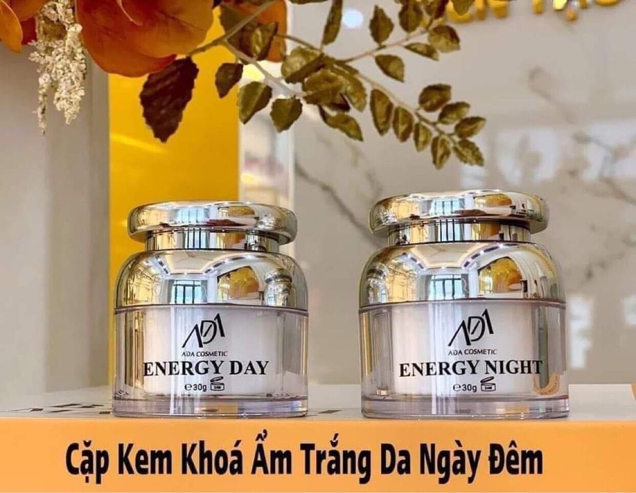 Bộ kem dưỡng trắng da ngày & đêm ada group